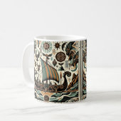 Norse Vikings: Saga des antiken Meeres Kaffeetasse (Vorderseite Links)
