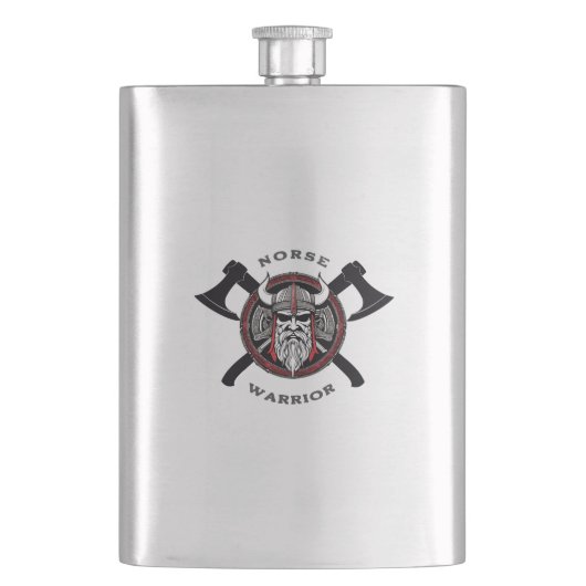 Norse Warrior Flask Flachmann (Vorderseite)