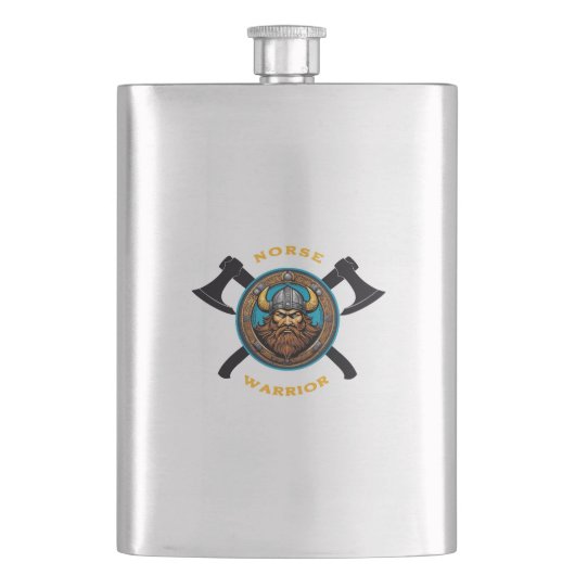 Norse Warrior Flask Flachmann (Vorderseite)
