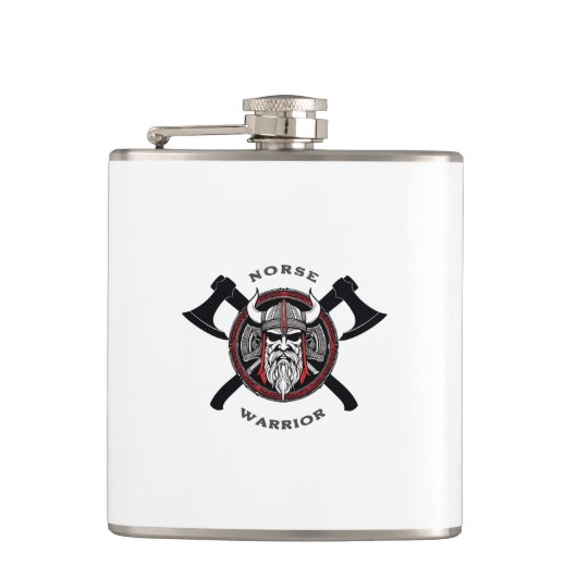 Norse Warrior Flask Flachmann (Vorderseite)