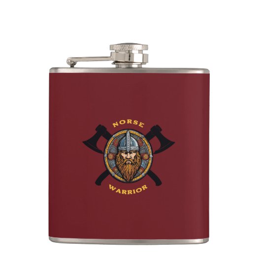 Norse Warrior Flask Flachmann (Vorderseite)