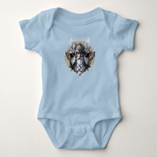 Norse Warrior God Odin Baby Strampler
