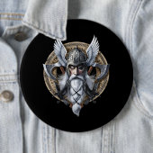 Norse Warrior God Odin Button (Beispiel)