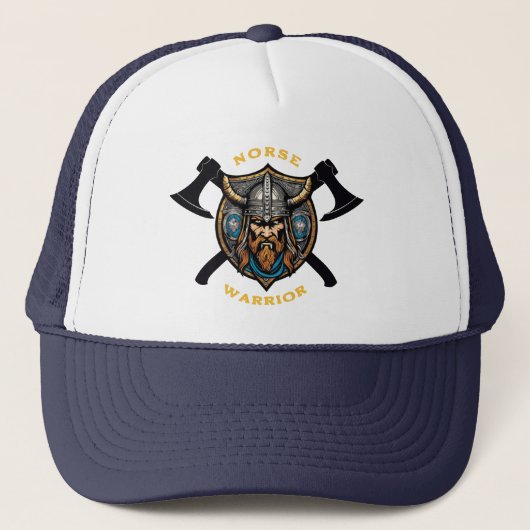 Norse Warrior Hat Truckerkappe (Vorderseite)