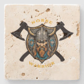 Norse Warrior Steinuntersetzer (Vorderseite)