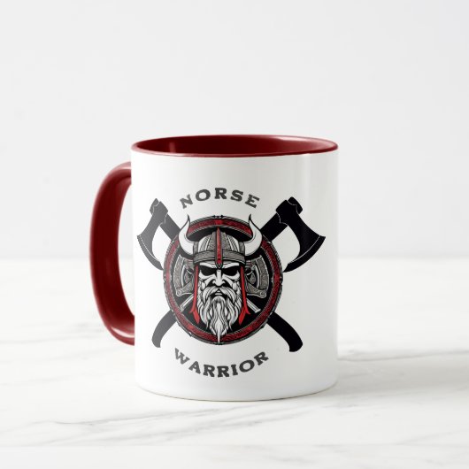Norse Warrior Tasse (Vorderseite Links)