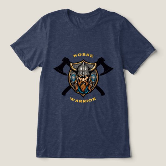 Norse Warrior Tri-Blend Shirt (Design Vorderseite)