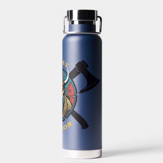 Norse Warrior Wasser Flasche (Rückseite)