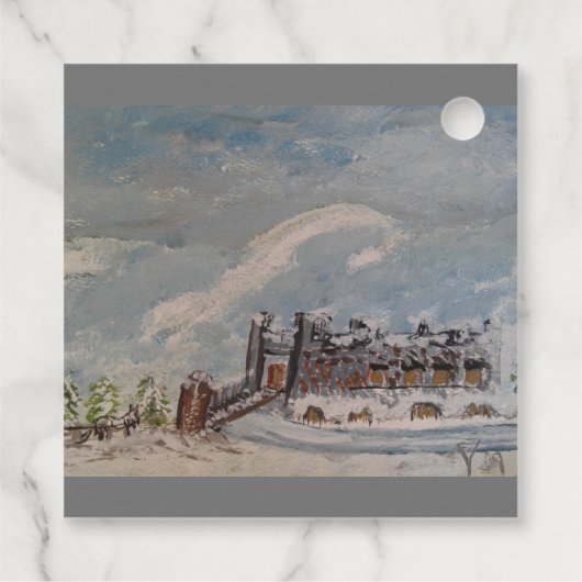 Norselands Castles Geschenkanhänger (Rückseite)