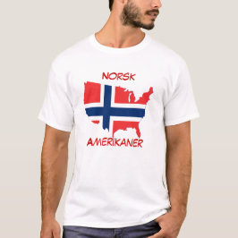 Norsk Amerikaner (norwegischer Amerikaner) T-Shirt