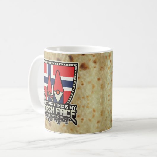 Norsk Face Kaffeetasse (Vorderseite Links)