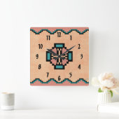 Norteño Quadratische Wanduhr (Zuhause)