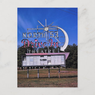 North 53 Drive-In Theater, Rom, Georgien Postkarte