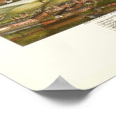 North Adams, MA Panorama Karte - 1881 Poster (Ecke)