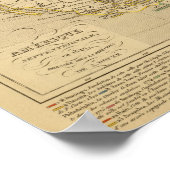 North America 1840 Poster (Ecke)