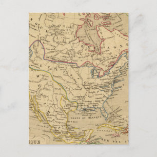 North America 1840 Postkarte