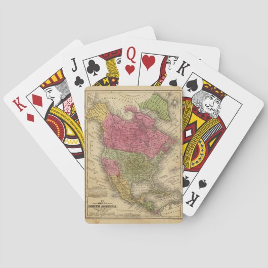 North America. 2 Spielkarten (Rückseite)