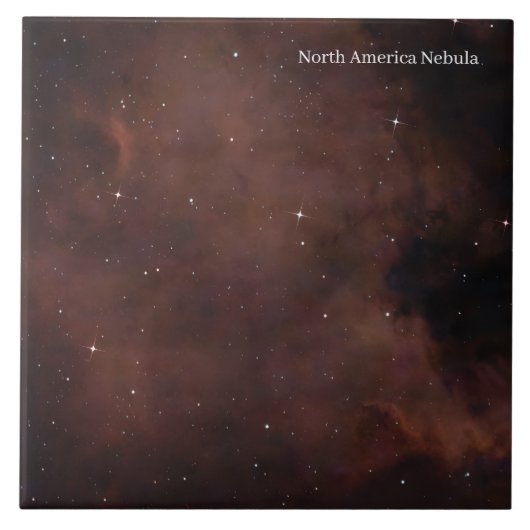 North America Nebula space Fliese (Vorderseite)