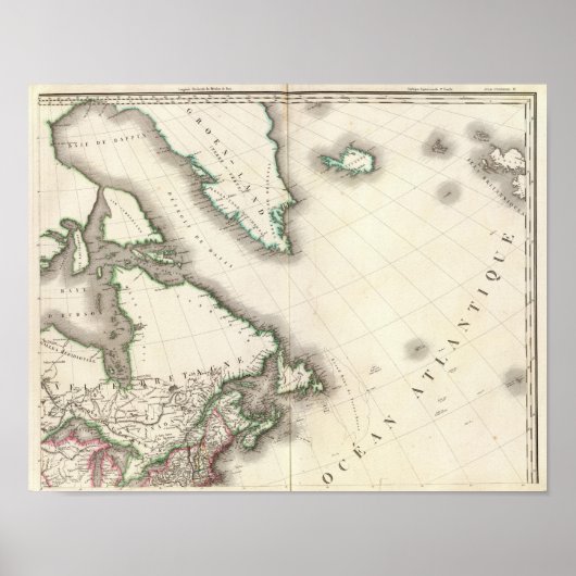 North America Northeast Poster (Vorne)