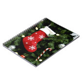 North America. Weihnachtsdekorationen auf Baum. 3 Notizblock (Linke Seite)