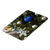 North America. Weihnachtsdekorationen auf Baum. Magnet (Linke Seite)