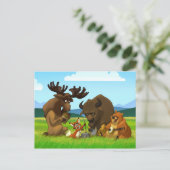 North American Jug Band Postkarte (Stehend Vorderseite)