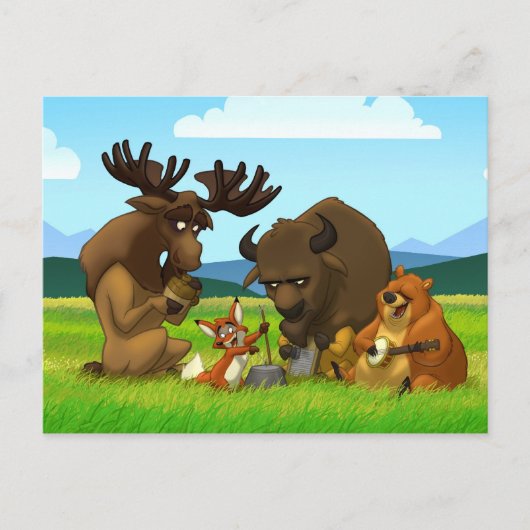 North American Jug Band Postkarte (Vorderseite)