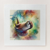 North American River Otter 280824AREF118 - Waterco Puzzle (Horizontal)