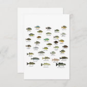 North American Sunfish Group Dankeskarte (Vorne/Hinten)