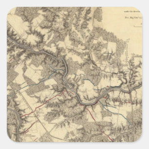 North Anna, Virginia Quadratischer Aufkleber