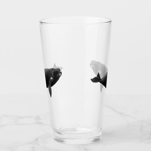 "North Atlantic Right Whale" Art Glas (Links)
