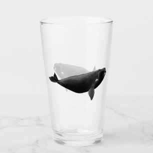 "North Atlantic Right Whale" Art Glas