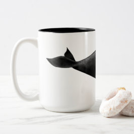 "North Atlantic Right Whale" Art Zweifarbige Tasse