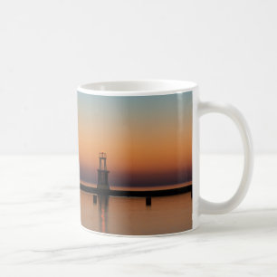 North Ave Leuchtturm Sonnenaufgang Kaffeetasse