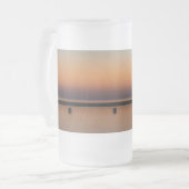 North Ave Lighthouse Sunrise Mattierte Tasse (Vorderseite Links)