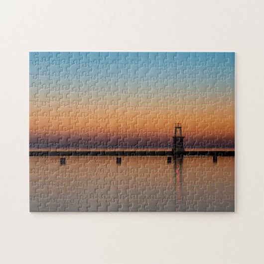 North Ave Lighthouse Sunrise Puzzle (Horizontal)