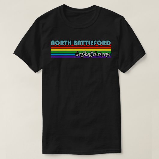 North Battleford Saskatchewan Pride North Battlef T-Shirt (Design vorne)