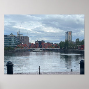 North Bay Manchester City England Vereinigtes Köni Poster