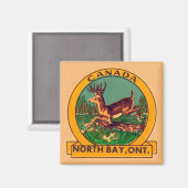 North Bay, Ontario - Magnet (Vorderseite/Rückseite)