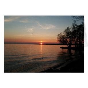 North Bay Sonnenuntergang Karte
