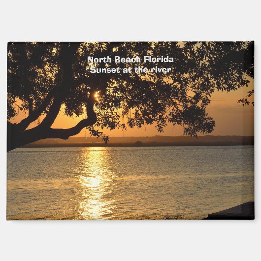 North Beach Florida Magnet (Vorderseite)