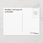 North Beach Postkarte (Rückseite)