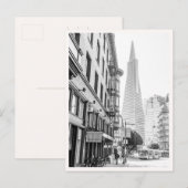 North Beach San Francisco Transamerica & Muni Postkarte (Vorne/Hinten)