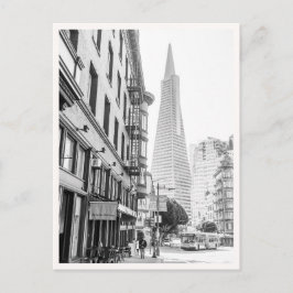 North Beach San Francisco Transamerica & Muni Postkarte