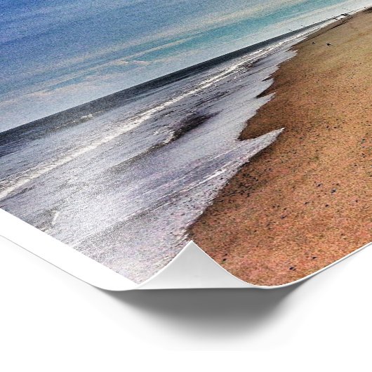 North Beach, Tybee Fotodruck (Ecke)