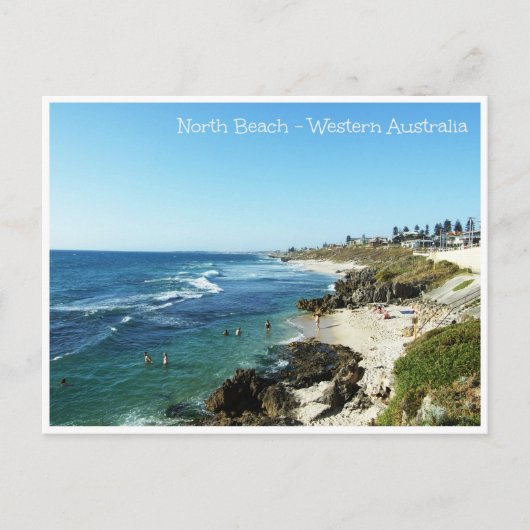 North Beach Western Australien Postkarte (Vorderseite)