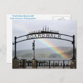 North Bend Boardwalk Postkarte (Vorne/Hinten)