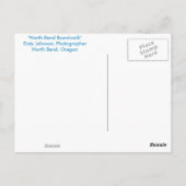 North Bend Boardwalk Postkarte (Rückseite)