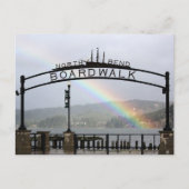 North Bend Boardwalk Postkarte (Vorderseite)
