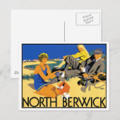 North Berwick Beach Postkarte (Vorne/Hinten)
